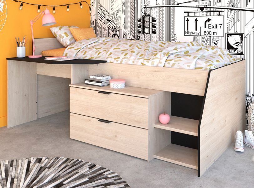 Parisot Hochbett Milky (Kinderbett Liegefläche 90 günstig online kaufen