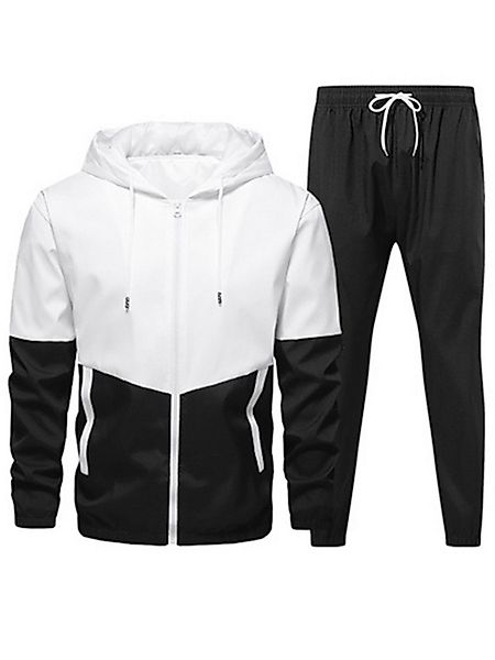 YOUTHUP Sportanzug, Herren Colorblock-Trainingsanzug für Frühling und Herbs günstig online kaufen