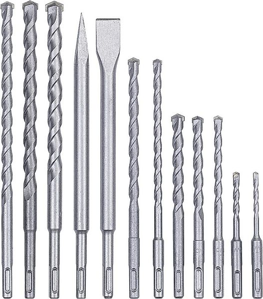 kwb Bohrer- und Bit-Set, kwb SDS-Plus Hammer Meißel-Set, 12-teiliger Stein- günstig online kaufen