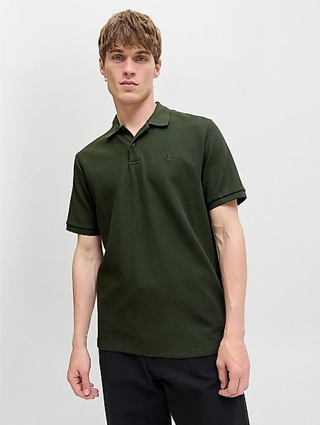 Jack & Jones Poloshirt JJEAUSTIN POLO SS NOOS Materialmix, regular fit günstig online kaufen