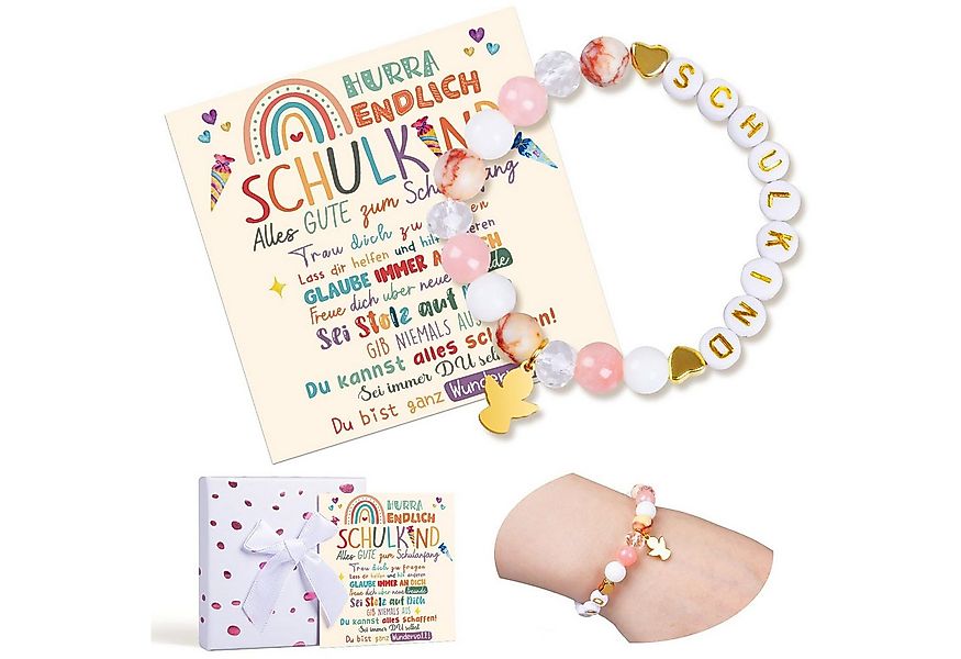 FOUORTUNATE-BEE Dekohänger Einschulung Geschenk Mädchen Ärmbänder (2025 Sch günstig online kaufen