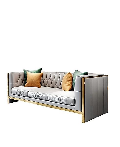 Xlmoebel Sofa Sofa mit drei Sitzplätzen in Polsterdesign, 3-Sitzer-Sofa für günstig online kaufen