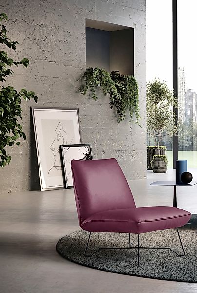 Egoitaliano Sessel »Lia Loungesessel, elegant und stylisch, toller Sitzkomf günstig online kaufen