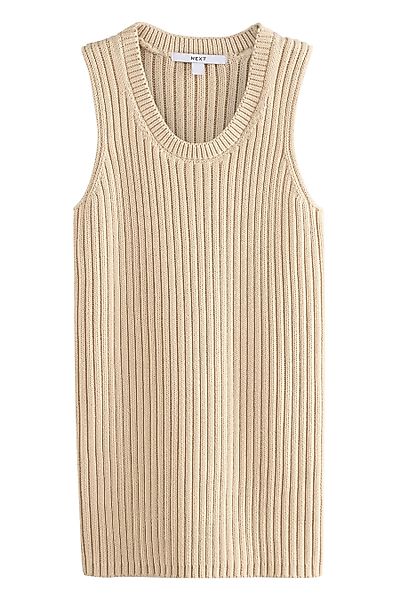 Next Trägertop Geripptes Tanktop mit Rundhalsausschnitt günstig online kaufen