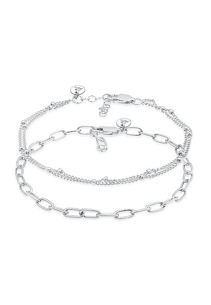 Elli Premium Armband Set Glieder Layer günstig online kaufen