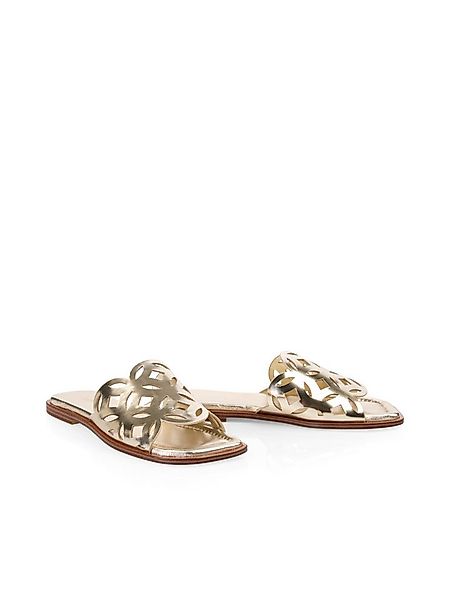Marc Cain "Boho Hike" Pantolette, Slides, Sandale im Metallic Look günstig online kaufen
