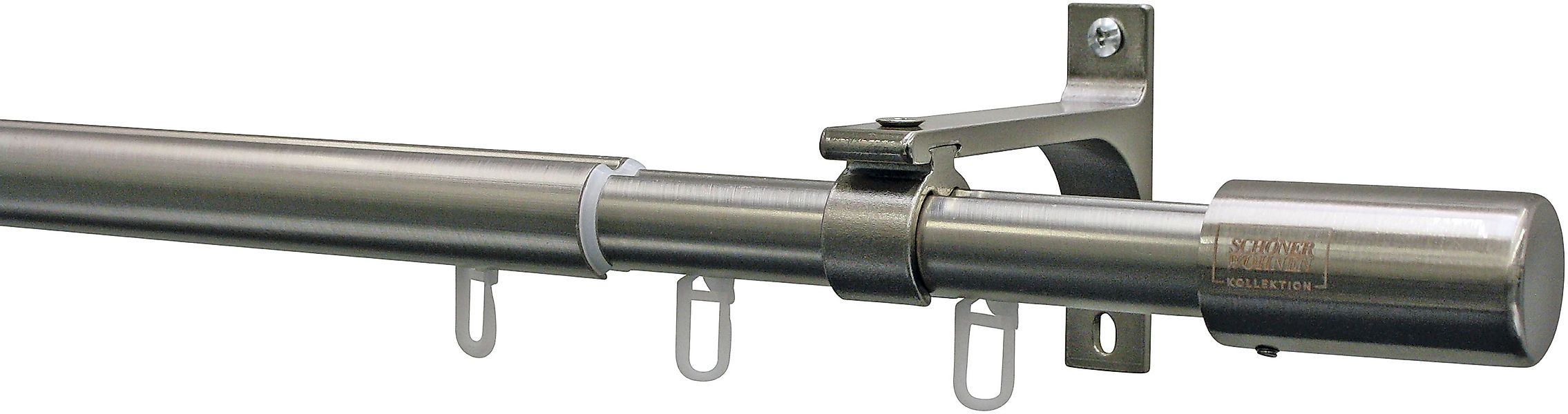 SCHÖNER WOHNEN-Kollektion Gardinenstange »Set Mona mit Innenlauf I 1-Lauf, günstig online kaufen