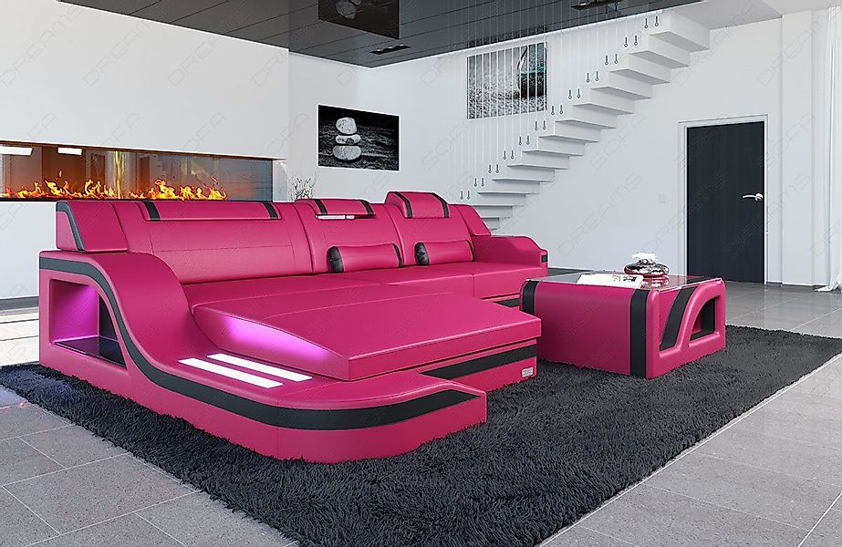 Sofa Dreams Ecksofa Ledersofa Palermo L günstig online kaufen
