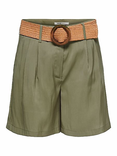 ONLY Shorts "ONLIBIZA HW BELT SHORTS PNT" Materialmix, regular fit, High Wa günstig online kaufen