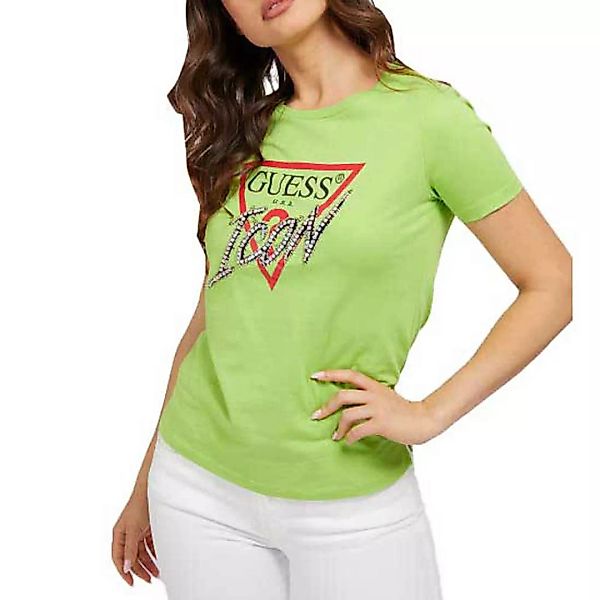 Guess Icon Kurzärmeliges T-shirt L French Rose günstig online kaufen