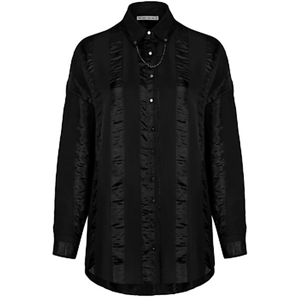 Just Like You  Blusen Gestreiftes Oversize-Shirt günstig online kaufen