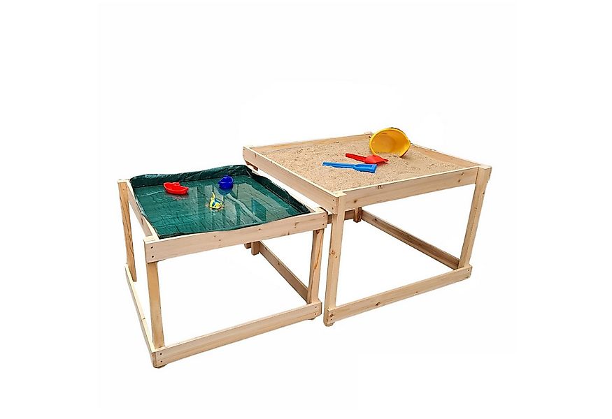 Loggyland Spieltisch Wasser- und Sandspieltisch - Matschtisch, mit Schutzhü günstig online kaufen
