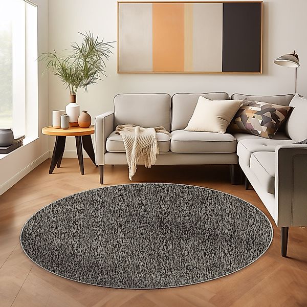 SIMPEX24 Teppich Unicolor - Einfarbig, Rund, günstig online kaufen