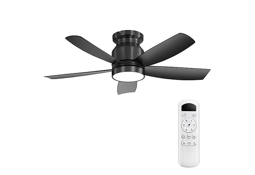 Sofucor Deckenventilator mit Beleuchtung und Fernbedienung, DC, 106,6 cm, 5 günstig online kaufen
