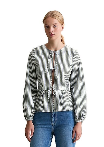 Marc O'Polo DENIM Langarmbluse aus Baumwoll-Dobby günstig online kaufen