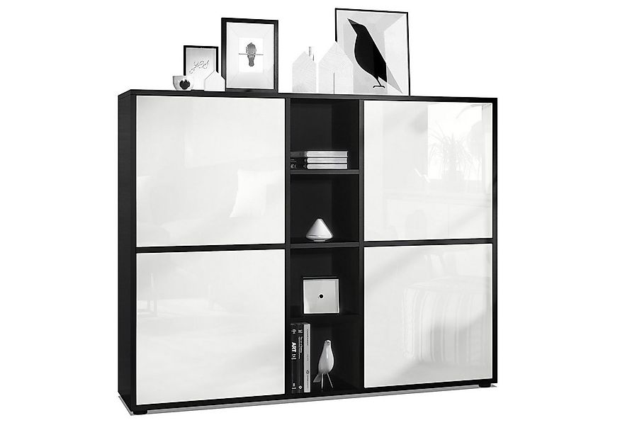 Vladon Highboard Cuba V3 (Highboard, Schrank Anrichte Cuba V3 mit 12 Fächer günstig online kaufen