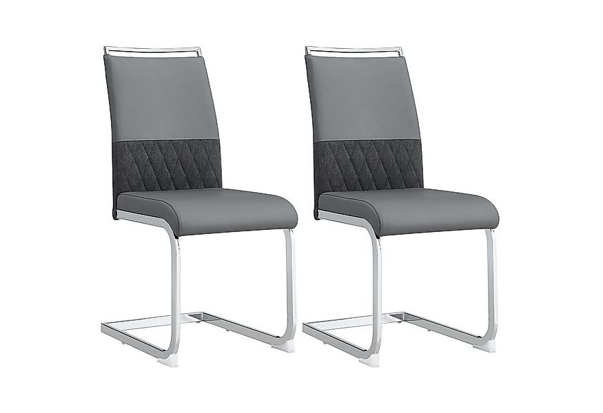 Flieks Freischwinger (Set, 2 St), 2er Set Esszimmerstuhl Polsterstühle Kuns günstig online kaufen