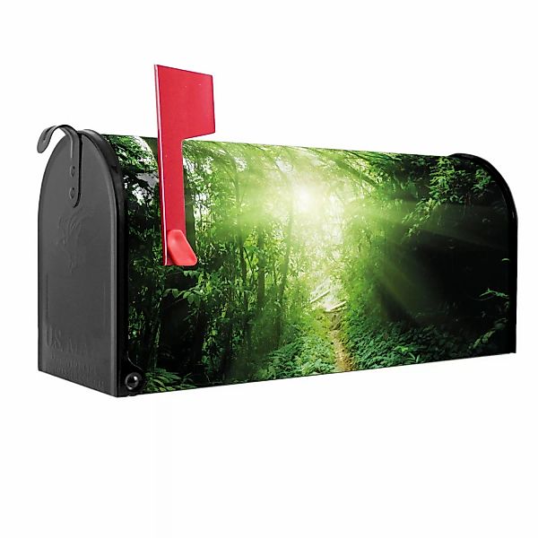 Banjado Amerikanischer Briefkasten Schwarz 48x22x16cm US Mailbox Letterbox günstig online kaufen