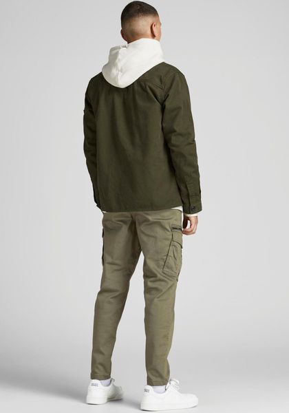 Jack & Jones Herren Cargohose JJIACE JJDEX TAPERED AKM DUSTY OLIVE - Grün günstig online kaufen