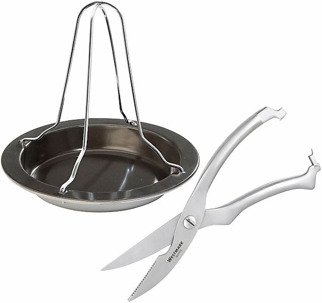 WESTMARK Hähnchenbräter "Modern" Edelstahl Set, 2 Stk. tlg. inkl. Geflügels günstig online kaufen