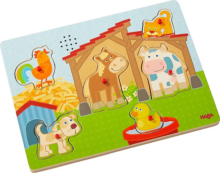 Haba Steckpuzzle Auf dem Land, 6 günstig online kaufen