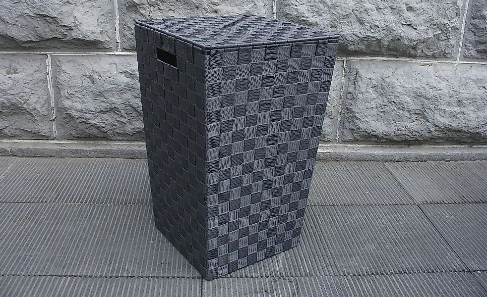 Wäschekorb   ¦ grau ¦ Maße (cm): B: 31,5 H: 50 Aufbewahrung > Wäscheaufbewa günstig online kaufen