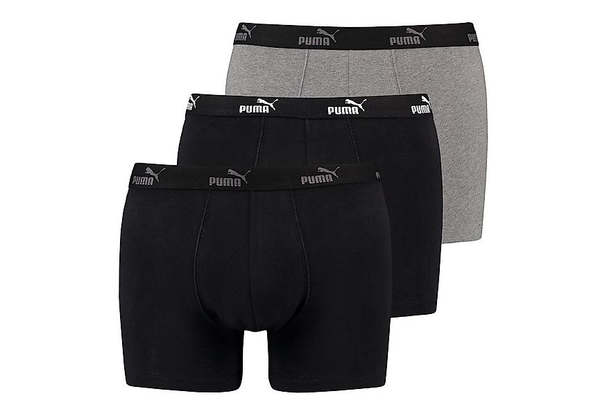 PUMA Boxershorts Promo Boxer (3-St) mit elastischem Logobund günstig online kaufen
