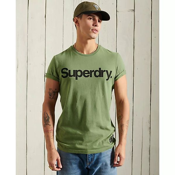 Superdry Military Graphic 185 Kurzarm T-shirt M Lieutenant Olive günstig online kaufen