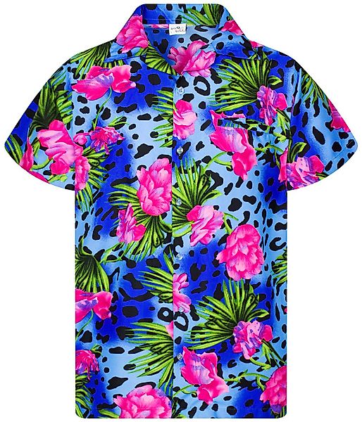 King Kameha Hawaiihemd Leopard Flowers Funky günstig online kaufen