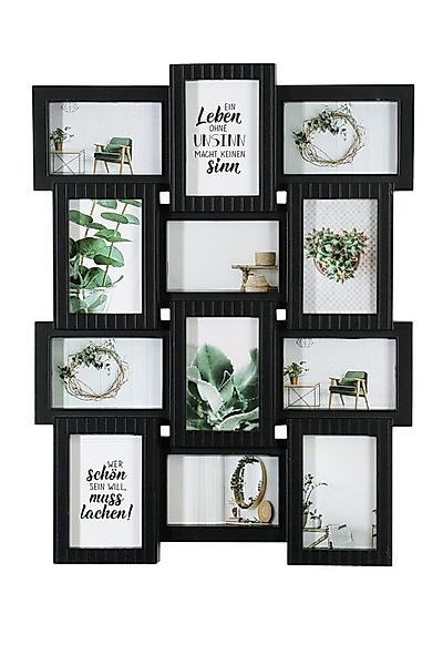 Wackadoo Living Bilderrahmen Collage Fotorahmen Collage Kunststoff Portrait günstig online kaufen