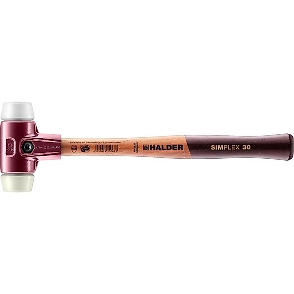 Halder Simplex Schonhammer Ø 30 mm Superplastik   Nylon mit Tempergussgehäu günstig online kaufen