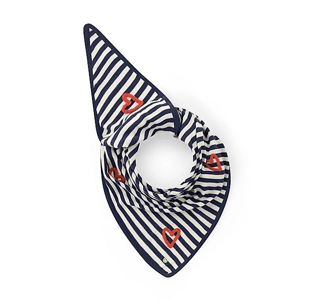 Codello Dreieckstuch Codello Dreieckstuch mit Streifenmuster und Herz-Stick günstig online kaufen