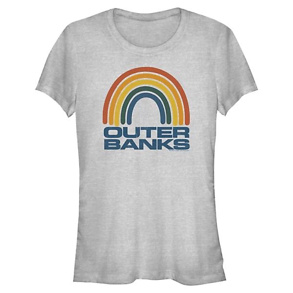 Netflix - Outer Banks - Logo OBX Rainbow - Frauen T-Shirt günstig online kaufen
