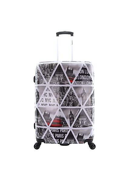 Saxoline® Koffer Cities, mit geometrischem Städte-Print günstig online kaufen