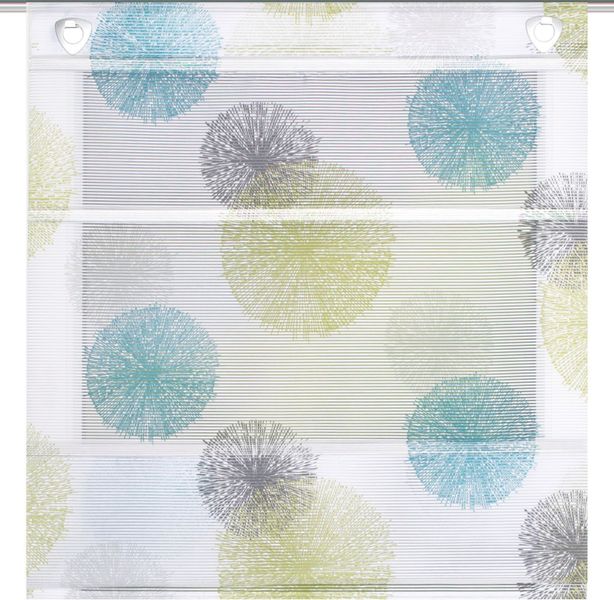 HOME WOHNIDEEN Raffrollo "RAWLINS" mit Ösen freihängend bedruckt günstig online kaufen