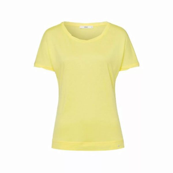 Brax Rundhalsshirt gelb normal (1-tlg) günstig online kaufen