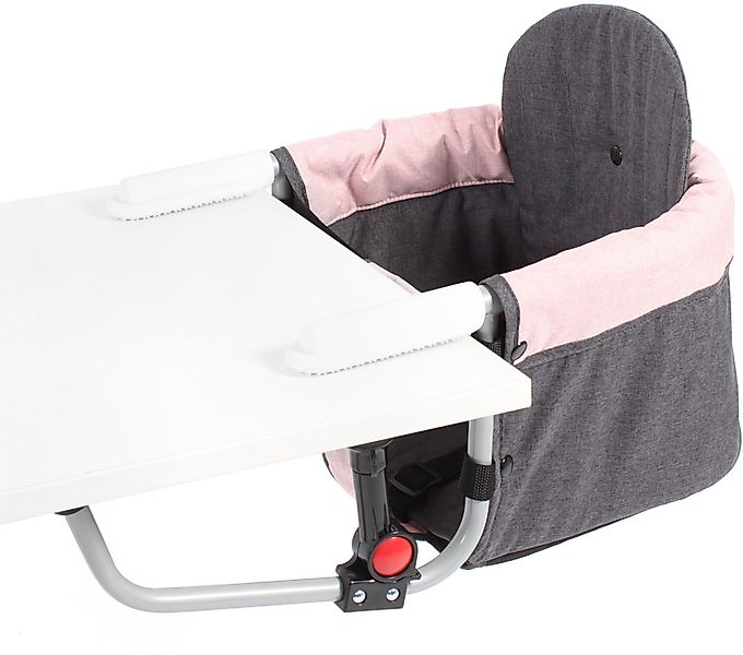 CHIC4BABY Tischsitz Relax, Melange Rosa, platzsparend günstig online kaufen
