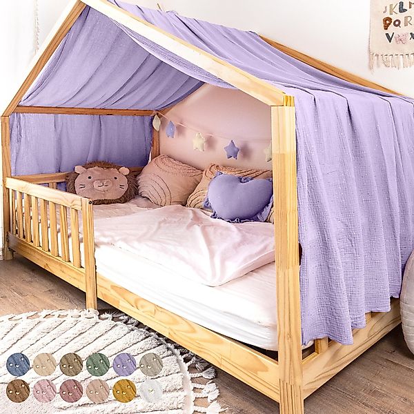 lilimaus Betthimmel Musselin Hausbett Himmel Kinderzimmer günstig online kaufen