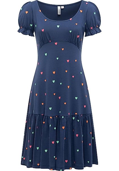 Ragwear A-Linien-Kleid Orise Print Knielanges verspieltes Sommerkleid günstig online kaufen
