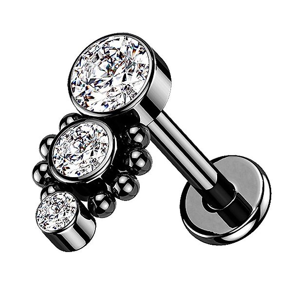 Taffstyle Piercing-Set Piercing Labret Monroe Stecker günstig online kaufen
