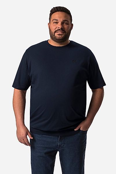 Men Plus T-Shirt T-Shirt Halbarm Bauchfit Basic Rundhals günstig online kaufen