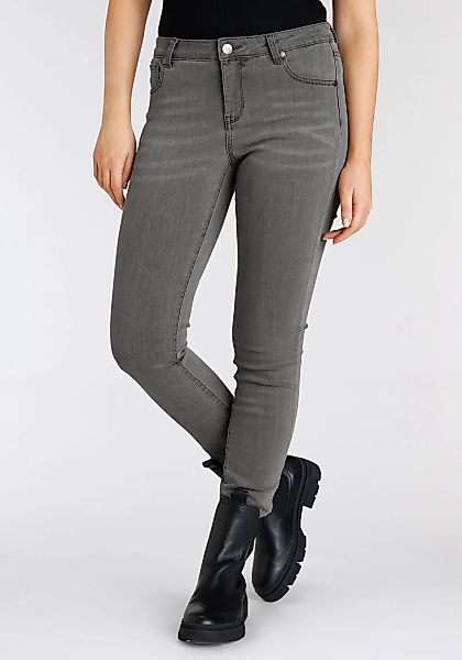 Tamaris Skinny-fit-Jeans schmale Beinweite, mit Gürtelschlaufenbund, mit Me günstig online kaufen