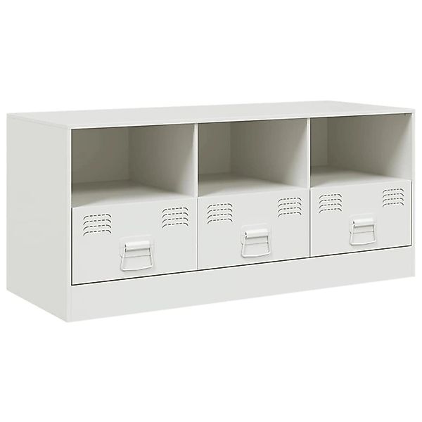 vidaXL TV-Schrank Weiß 99x39x44 cm Stahl 841738 günstig online kaufen