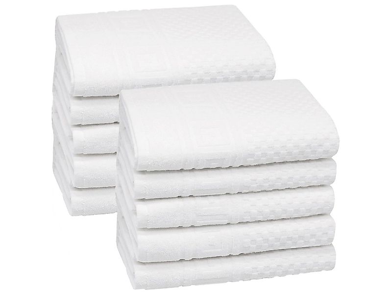 ZOLLNER Handtücher, Frottier (10-St), 50 x 100 cm, 100% Baumwolle, vom Hote günstig online kaufen