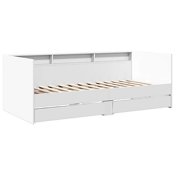 vidaXL Gästebett vidaXL Gästebett Tagesbett mit Schubladen Weiß 90x200 cm S günstig online kaufen