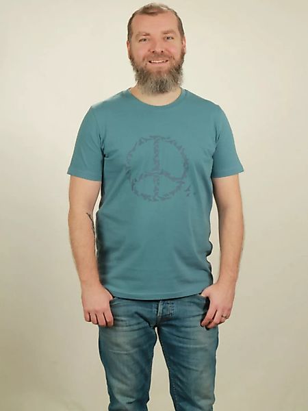 T-shirt Herren - Peace - Light Blue günstig online kaufen