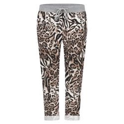 Mississhop Chinohose Damen Hose Blumen Jogginghose günstig online kaufen