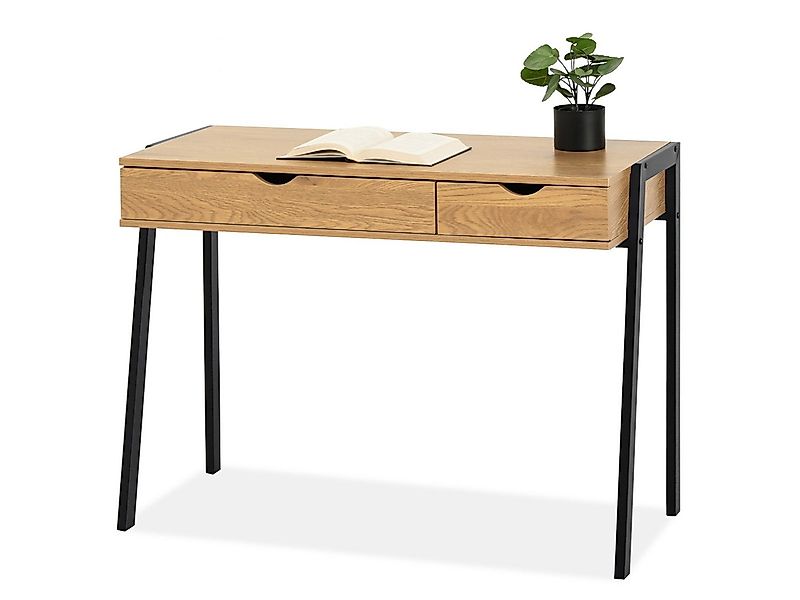 Compleo Schreibtisch mit 2 Schubladen, Modern und geräumig LUNDS günstig online kaufen