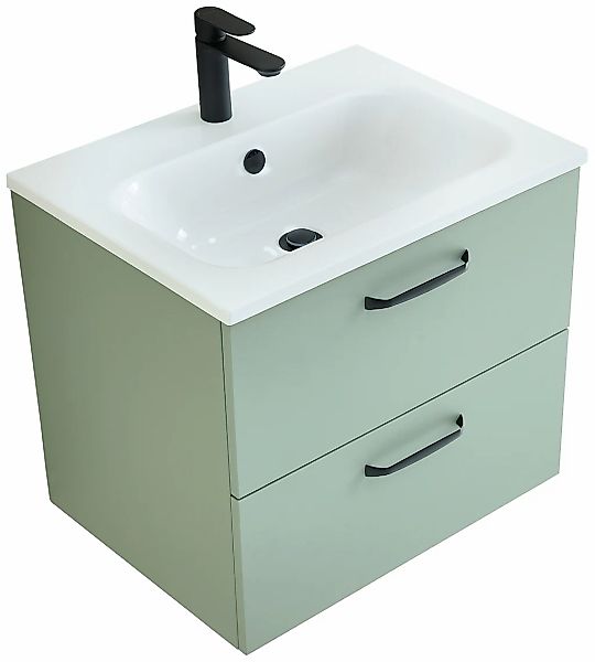 Saphir Badmöbel-Set "Quickset 500, Waschtischunterschrank mit Mineralmarmor günstig online kaufen