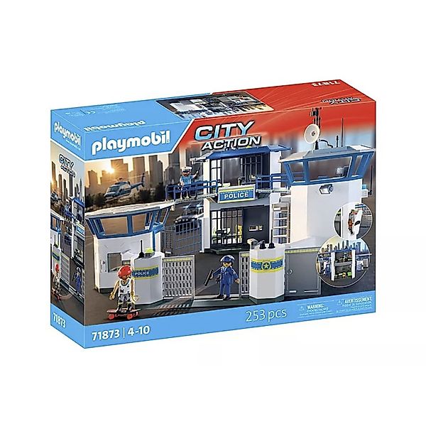 Playmobil® 71873 Polizei-Kommandozentrale Konstruktions-Spielset günstig online kaufen